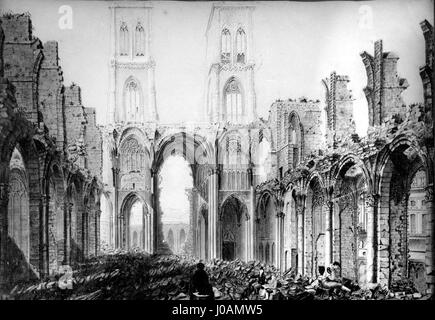 Jean Deneumoulin, Ruines De La Cathédrale Saint-Lambert de Liège En 1802 (Sammlung Université de Liège) Stockfoto