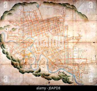 Der Titel scheint in nicht-lateinischen Schriftzeichen geschrieben zu sein, die möglicherweise einen kulturellen oder historischen Kontext betreffen. Für eine genaue Untertitelung und Recherche sind weitere Details erforderlich. Stockfoto