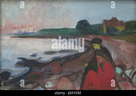 "Von Åsgårdstrand" von Edvard Munch, o.d., Bergen-Kunstmuseum8 Stockfoto