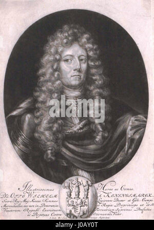 Otto Wilhelm Königsmarck und Jacob Gole waren bedeutende europäische Künstler, die zur historischen und Porträtmalerei beitrugen. Ihre Werke enthielten oft aristokratische Themen und wichtige historische Persönlichkeiten aus der europäischen Geschichte. Stockfoto