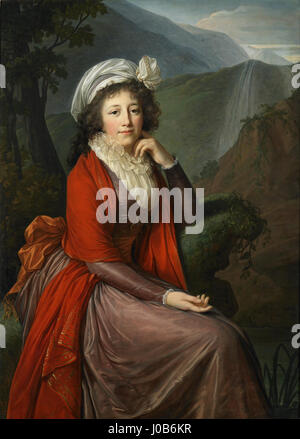 Marie Louise Elisabeth Vigée-Le Brun - Portrait De La Comtesse Maria Theresia Bucquoi Stockfoto