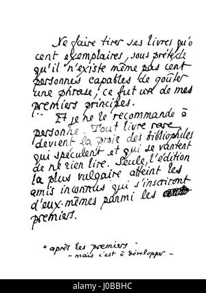 Diese Ausgabe von „oeuvres complètes“ von Louis, die von Slatkine zwischen 1929 und 1931 neu gedruckt wurde, bietet einen tiefen Einblick in die Werke des französischen Autors. Dieser Band enthält ausgewählte Werke, kritische Essays und biografische Details zu Ludwigs Literaturbeiträgen. Stockfoto
