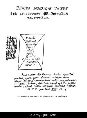 Dieser Band aus dem „Œuvres complètes“ von Louis, der von Slatkine Anfang des 20. Jahrhunderts nachgedruckt wurde, bietet eine umfassende Sammlung der Werke des Autors. Er bietet Einblicke in seine literarischen Beiträge während des angegebenen Zeitraums. Stockfoto