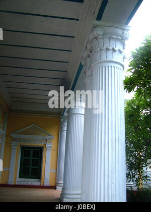 Säule, Basilika unserer Lieben Frau der Grazien, Kirche, Sardhana, Begum's Basilika, erstaunliche Sardhana Kirche von Indern gebaut (Copyright © by Saji Maramon) Stockfoto