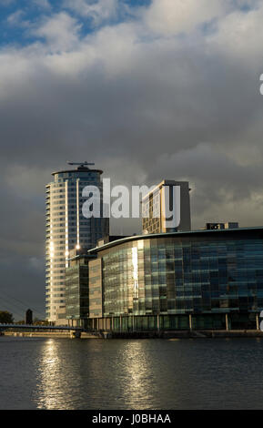 North Bay, Salford Quays inc Lowry, BBC, Media City etc. Stockfoto