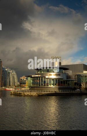 North Bay, Salford Quays inc Lowry, BBC, Media City etc. Stockfoto