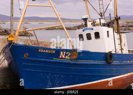 ARAN ISLAND, DONEGAL, Irland - Boot, Arranmore oder Aran Island. Stockfoto