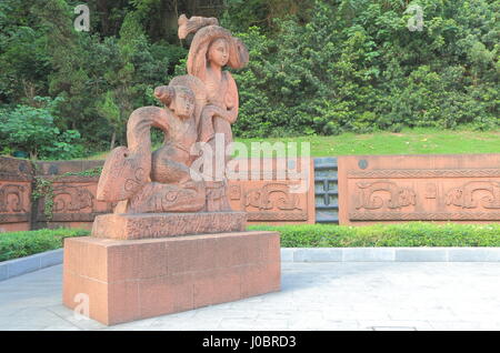 Grabanlage des Nanyue King Museum in Guangzhou China. Stockfoto