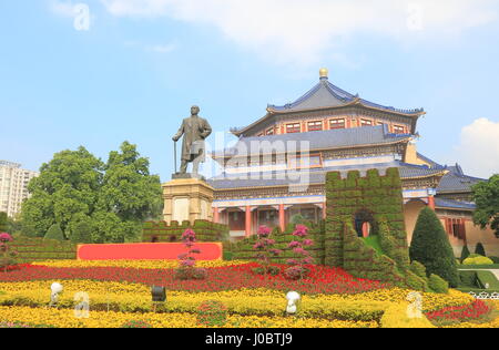 Dr Sun Yat Sen Memorial Hall in Guangzhou China Stockfoto