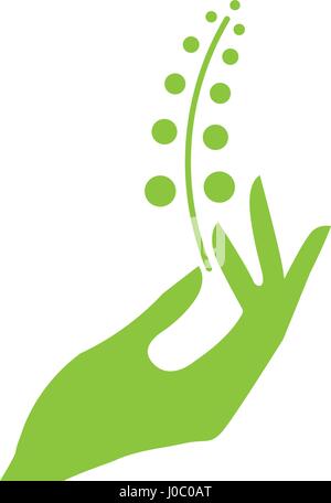Hand und Werk Eco. Stock Vektor