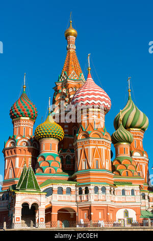 Basilius Kathedrale, UNESCO-Weltkulturerbe, Moskau, Russland Stockfoto