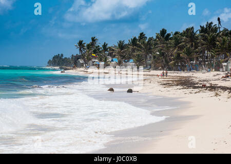 White Sand Beach, San Andres, Karibik, Kolumbien Stockfoto