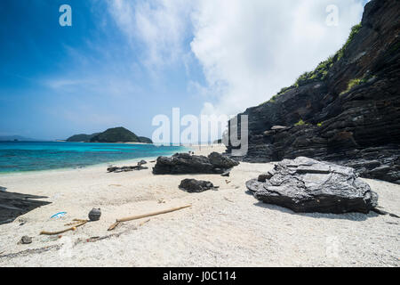 Furuzamami Strand, Zamami Insel Kerama Inseln, Okinawa, Japan, Asien Stockfoto