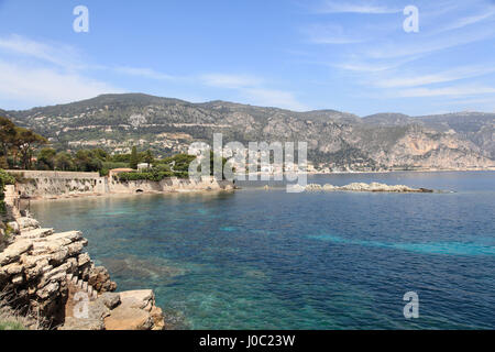 Cap Ferrat Halbinsel, Alpes Maritimes, Cote d ' Azur, Côte d ' Azur, Provence, Frankreich, mediterran Stockfoto