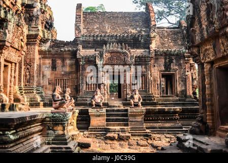 Tempel von Angkor Wat, Kambodscha. Stockfoto