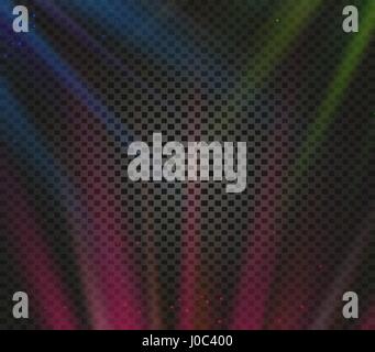 Leuchtendes Vektor bunte Lichteffekte, leuchtenden Balken auf karierten Hintergrund, Beleuchtung-Vektor-illustration Stock Vektor