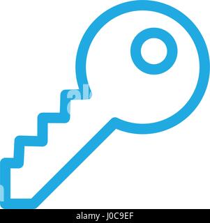 Sicherheit Schlüssel-Symbol einstellbarem Hub Stock Vektor
