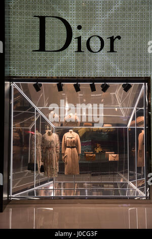 Die Dior-laden in der Dubai Mall Stockfoto