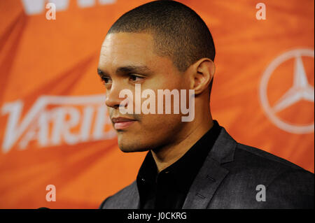 Trevor Noah kommt auf die Vielfalt und die Frauen im Film Emmy nominierte Feier gesponsert von Mercedes-Benz und Fiji-Wasser bei Gracias Madre am 18. September 2015 in Los Angeles, Kalifornien. Stockfoto