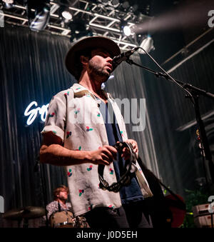 Las Vegas, Nevada, USA. 11. April 2017. Der Kopf und das Herz im Konzert in Brooklyn Bowl in Las Vegas, Nevada am 11. April 2017. Bildnachweis: Erik Kabik Fotografie/Medien Punch/Alamy Live-Nachrichten Stockfoto