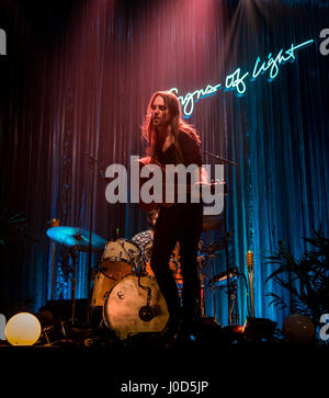 Las Vegas, Nevada, USA. 11. April 2017. Der Kopf und das Herz im Konzert in Brooklyn Bowl in Las Vegas, Nevada am 11. April 2017. Bildnachweis: Erik Kabik Fotografie/Medien Punch/Alamy Live-Nachrichten Stockfoto