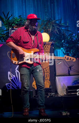 Las Vegas, Nevada, USA. 11. April 2017. Der Kopf und das Herz im Konzert in Brooklyn Bowl in Las Vegas, Nevada am 11. April 2017. Bildnachweis: Erik Kabik Fotografie/Medien Punch/Alamy Live-Nachrichten Stockfoto