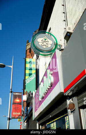 Welt Küche mitnehmen, Studentenviertel Oxford Straße, Manchester, Greater Manchester Stockfoto