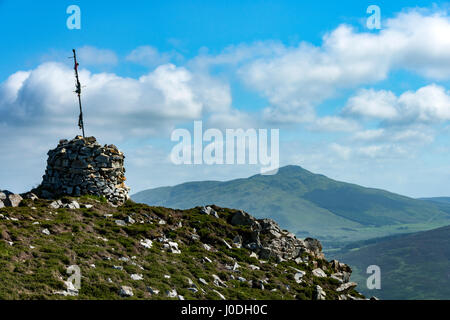 Bulbin vom Gipfel des Binnion Hill, Halbinsel Inishowen, County Donegal, Irland Stockfoto