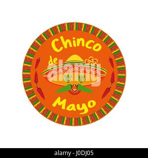 Cinco De Mayo. Stock Vektor