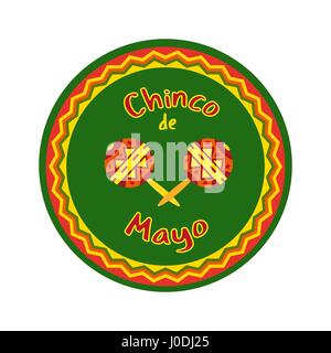 Cinco De Mayo. Stock Vektor