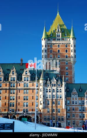 Hotel Fairmont Le Château Frontenac, Québec Stadt Stockfoto