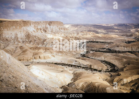 Der Negev-Wüste ist eine Wüstenregion befindet sich im Süden Israels und deckt mehr als die Hälfte des israelischen Territoriums. Stockfoto