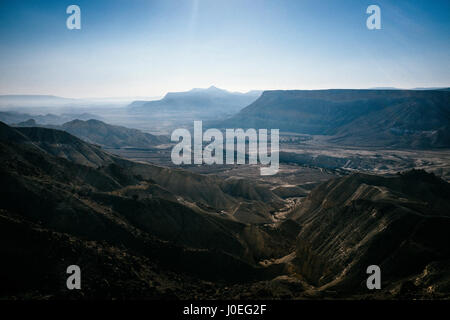 Der Negev-Wüste ist eine Wüstenregion befindet sich im Süden Israels und deckt mehr als die Hälfte des israelischen Territoriums. Stockfoto