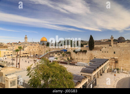 Klagemauer in Jerusalem Stockfoto