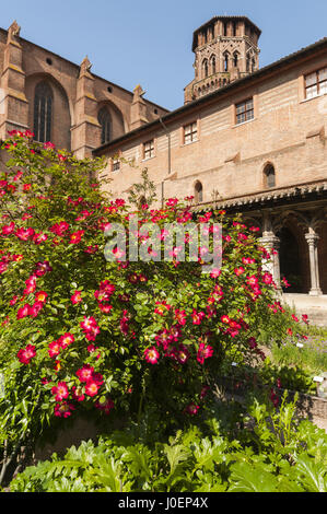 Frankreich, Toulouse, Augustiner Kloster von Toulouse, Kreuzgang Stockfoto