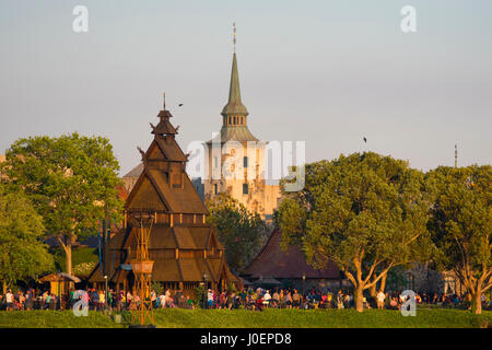 Epcot, Norwegen Pavillon, Disneyworld, Orlando Florida Stockfoto