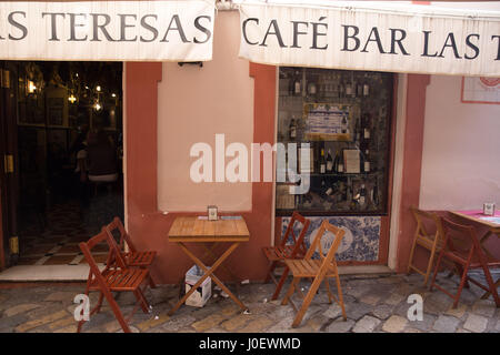 Café Bar Las Teresas, Sevilla Stockfoto