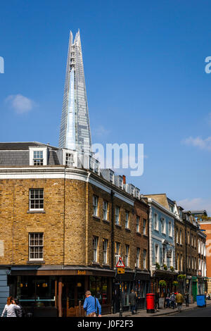 Cafés, Bars und Geschäfte In Bermondsey Street, Bermondsey, London, England Stockfoto