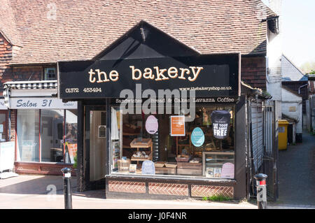 Bäckerei, High Street, Great Bookham Surrey, England, Vereinigtes Königreich Stockfoto