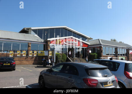 Roadchef Autobahnraststätten, Watford Gap, Southbound M1 Stockfoto