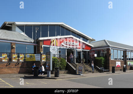 Roadchef Autobahnraststätten, Watford Gap, Southbound M1 Stockfoto