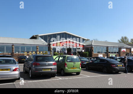 Roadchef Autobahnraststätten, Watford Gap, Southbound M1 Stockfoto