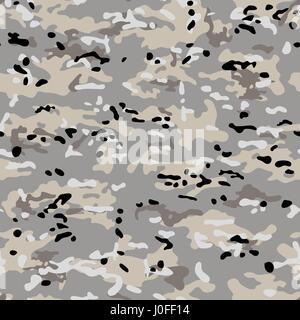 Multicam nahtlose Tarnmuster Stock Vektor