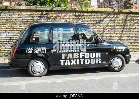 Fab Four, Taxi, tour, Beatles, Hope Street, Liverpool, Merseyside, England, UNESCO, Weltkulturerbe-Stadt, Stadt, Nord, Nord, England, Englisch, UK. Stockfoto