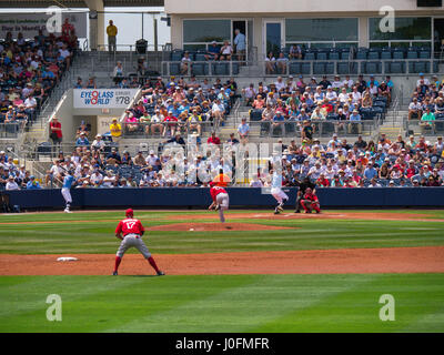 Charlotte-Sportpark auf El Jobean Road (SR 776) in Port Charlotte Florida ist der Spring Training zu Hause von den Tampa Bay Rays Stockfoto