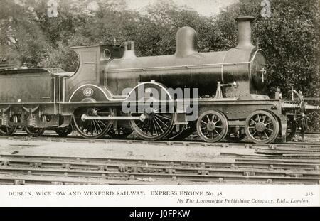 Lokomotive Nr. 58: 4-4-0 Express Motor Stockfoto