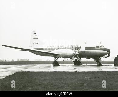 Napier Eland Airliner G ANVP eine Convair-Liner die Kolbenmotoren mit Napier Turboprops ersetzt Stockfoto