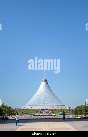 Shopping und Entertainment center Khan Shatyr in Astana. Design und Aufbau in der Hauptstadt von Kasachstan. Stockfoto