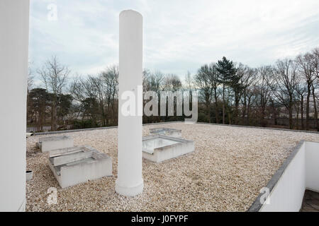 Villa Savoye in Poissy, Frankreich, modernistische Architektur-Ikone von Le Corbusier Stockfoto