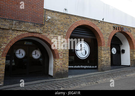 Windsor, UK. 2. März 2017. Der Nachtclub Studio 15. Stockfoto Windsor, UK. 2. März 2017. Der Nachtclub Studio 15. Stockfoto